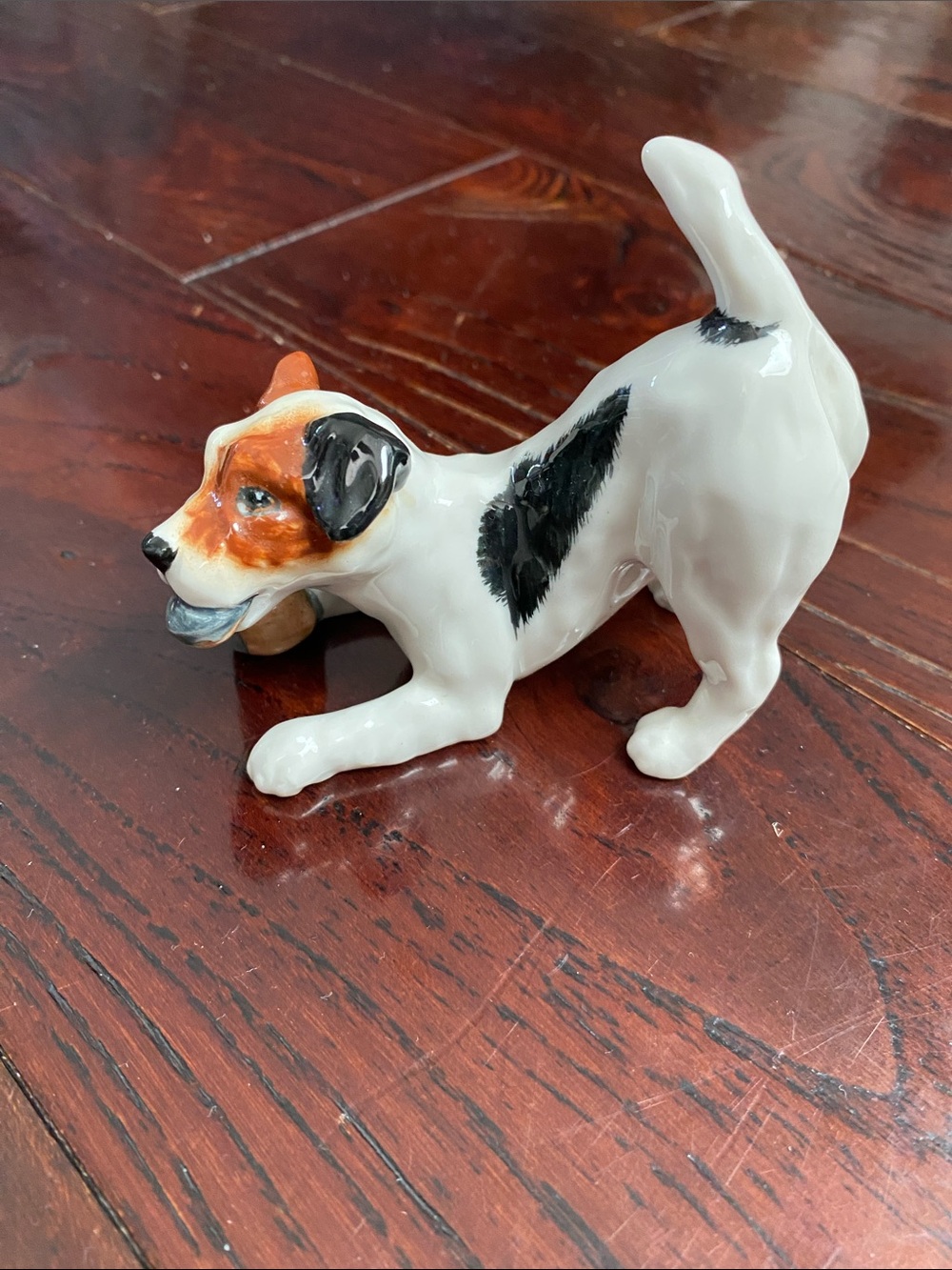 Royal Doulton Jack Russell Terrier With Slipper Shoe HN 2654
